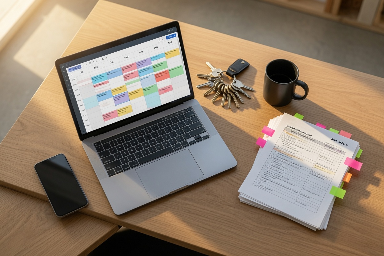 Your Whole Week, One Screen — feature illustration